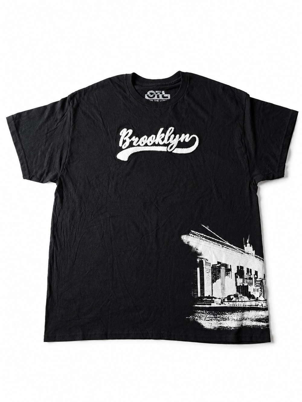 Brooklyn Script Graphic Tee - Black
